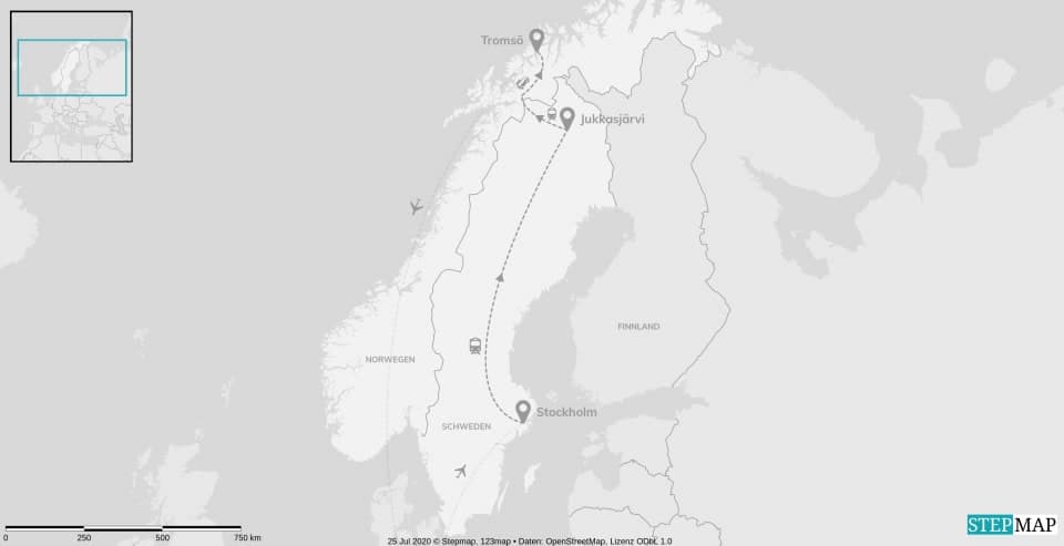 Schweden & Norwegen: Arktische Träume am Polarkreis