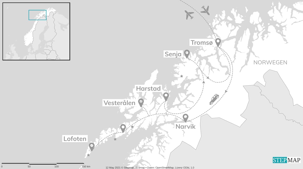 Nordic Roadtrip: Lofoten, Vesterålen & Senja