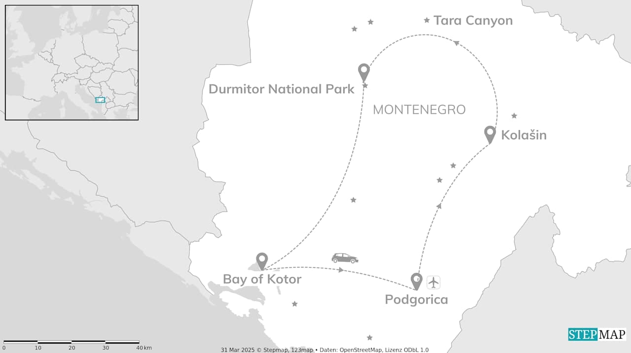 Montenegro road trip: Canyons, bays and fab stays