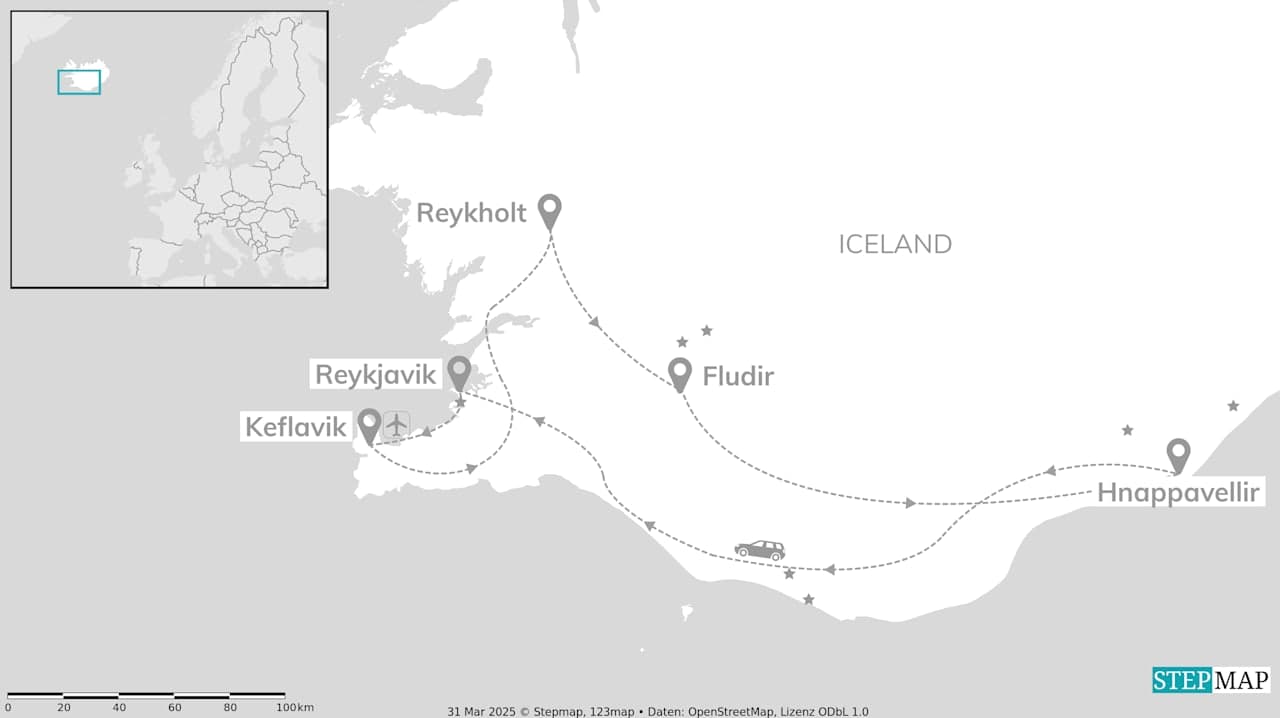 Iceland winter adventure: Road trip to northern lights