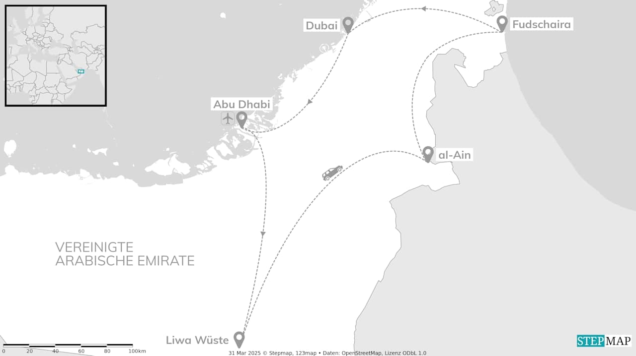 Emirate Roadtrip: Sleep like a Sheikh & Shine like Dubai