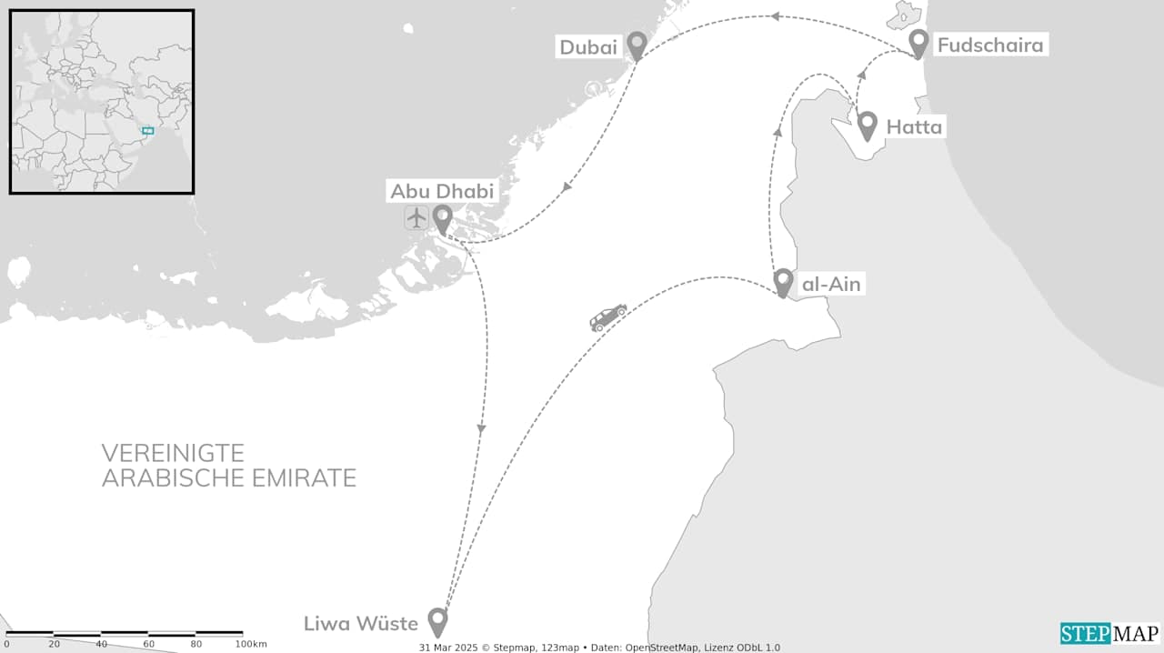 Emirate Roadtrip: Sleep like a Sheikh & Shine like Dubai