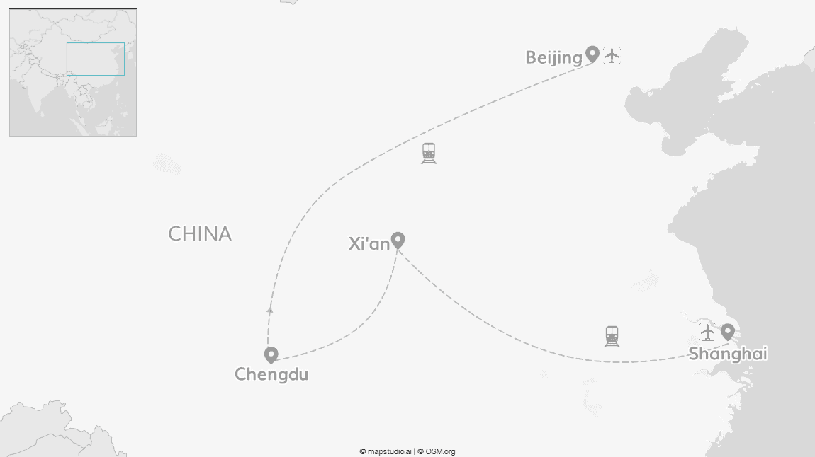 China calling: Walk the wall and hug the pandas