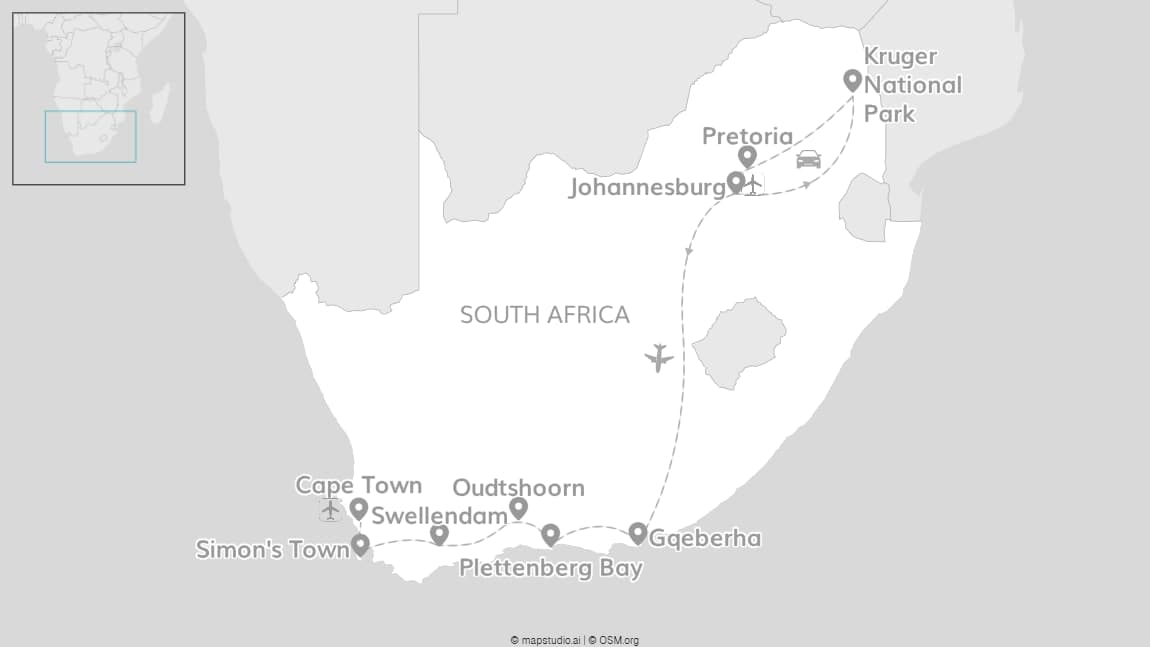 South Africa road trip: Kruger, Cape and coast