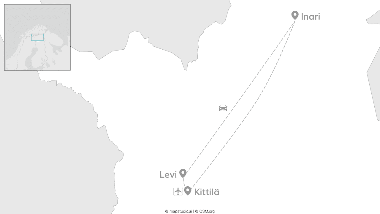 Lappland Roadtrip: Im Licht der Mitternachtssonne