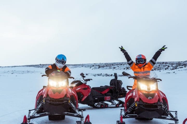 Schneemobil-Tour am Langjökull-Gletscher (Alleinbenutzung) thumbnail